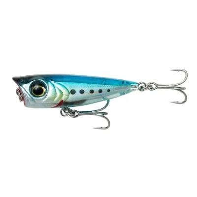 Afbeelding van Savage Gear Micro Popper Oppervlakte Kunstaas Ghost Sardine 4.3cm (3g)