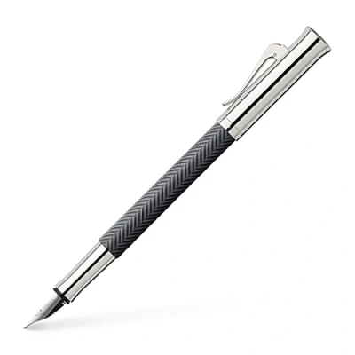 Afbeelding van Graf von Faber Castell Guilloche Ciselé Anthracite FP B
