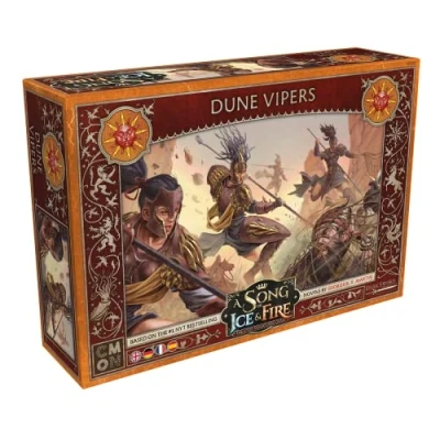 Afbeelding van CMON Lied van ijs en vuur Viboras der Dunas, miniatuurspel in meerdere talen, incl. Spaans
