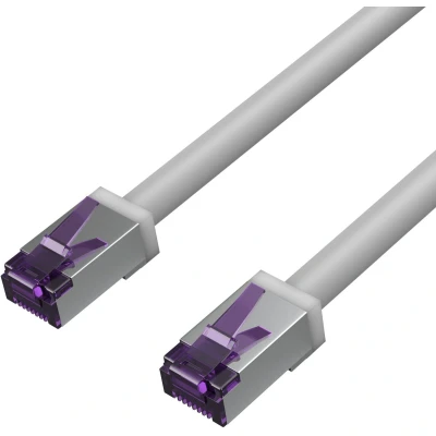 Afbeelding van Flexline S/FTP CAT6a 10 Gigabit netwerkkabel / grijs PVC 7,5 meter