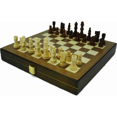 Afbeelding van HOT Schaak, dam en backgammon set