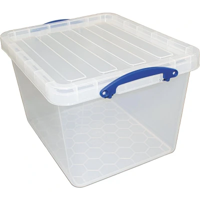 Afbeelding van Really Useful Box opbergdoos 40 l, nestbaar, transparant