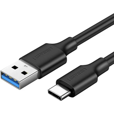 Afbeelding van UGREEN USB A naar C Kabel 3.0 / 3A Fast Charge 2 Meter Zwart