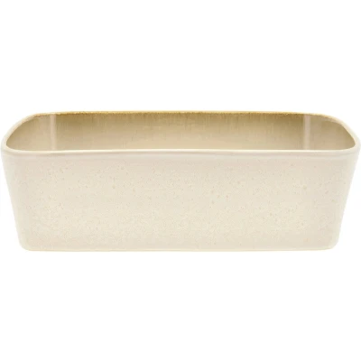 Afbeelding van BITZ Schaal rechthoekig 28 x 21 8 cm Crème/Crème
