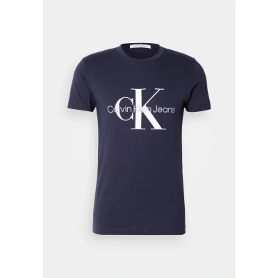 Afbeelding van Calvin Klein Jeans CORE Monogram SLIM TEE Tshirt print, Heren, Maat: Medium, Night sky