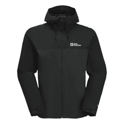Afbeelding van Jack Wolfskin Weiltal Regenjas, Heren, Maat: Large, Cool grey