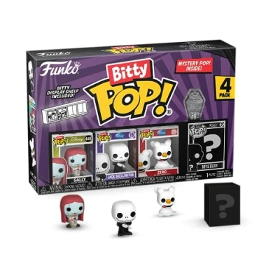 Afbeelding van Funko Sally, Jack, Zero and mystery chase Bitty Pop! Nightmare Before Christmas Figuur 2cm
