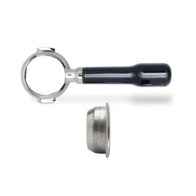 Afbeelding van LELIT PLA580S LELIT58 bottomless filterhouder met klassieke handgreep