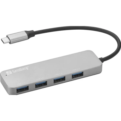 Afbeelding van Sandberg USB C to 4 x 3.0 Hub SAVER