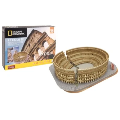 Afbeelding van 3D Lichtgevende Puzzel Colosseum Bouwspel EXPLORA 131 Stukjes Vanaf 8 jaar