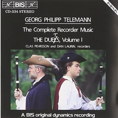 Afbeelding van Clas Pehrsson &amp; Dan Laurin Telemann: The Complete Recorder Duets Vol.1 (CD)
