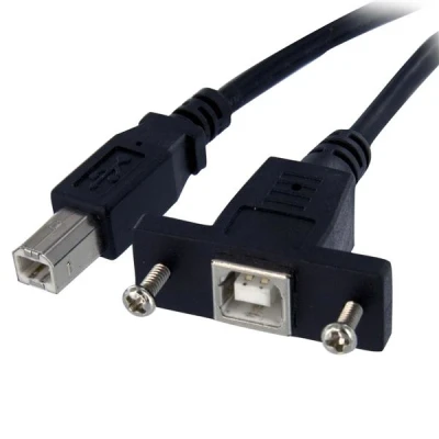 Afbeelding van StarTech.com 91 cm lange, Paneel gemonteerde USB kabel B naar F/M