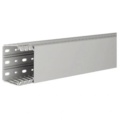 Afbeelding van Hager tehalit ba7 bedradingskoker hxbxl 60x80x2000mm doorsnede 3658mm2 bodemperforatie steengrijs ral7030 ba760080