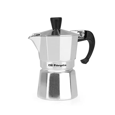 Afbeelding van Italiaanse Koffiepot Orbegozo KF 100 1T Zilverkleurig Aluminium