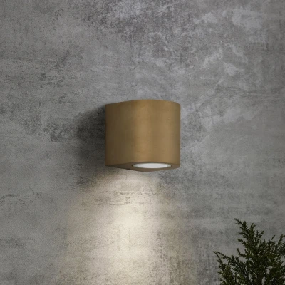 Afbeelding van Big Noa Muurlamp Messing