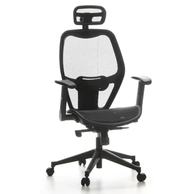 Afbeelding van Hjh Office 653000 Professionele, Netstof, Zwart, 117x 59x48 cm