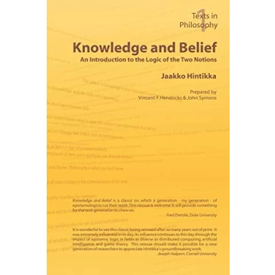 Afbeelding van Knowledge and Belief An Introduction to the Logic of Two Notions Hintikka, Jaakko ( Author ) May 01 2005 Paperback