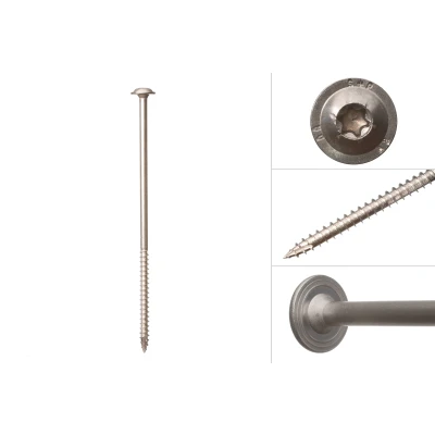 Afbeelding van Tellerkopschroeven RVS 8.0 x 200 mm Torx 40 Per Stuk