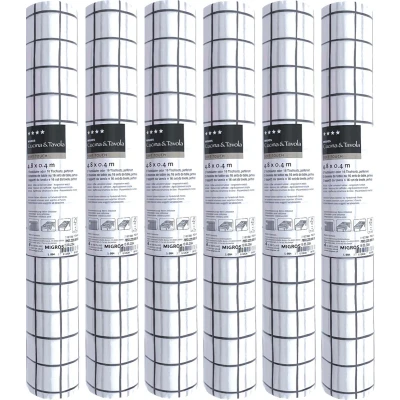 Afbeelding van 3 IN 1 ROL Tafelloper en Placemats Airlaid Geblokt 40 x 480 cm 6 Stuks
