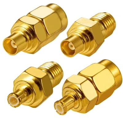 Afbeelding van Vecys SMA naar MCX Adapter kit 4 type voor DAB DAB+ Autoradio Antenne Radio 4G LTE WIFI WLAN draadloze GPS Systeem