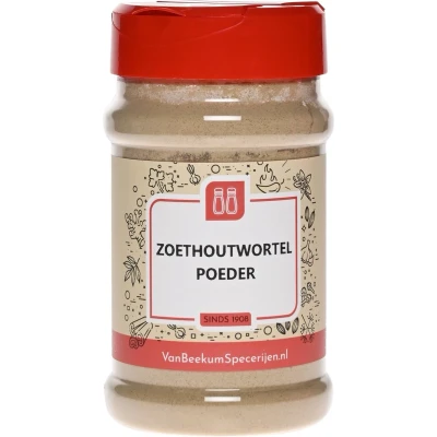 Afbeelding van Van Beekum Specerijen Zoethoutwortel Poeder Strooibus 100 gram