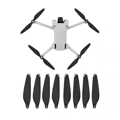 Afbeelding van Fututech 8 stuks 6030F propeller voor DJI Mini 3 Pro CCW CW reserveonderdeel ruisonderdrukking goede elasticiteit accessoire drone (zilver)