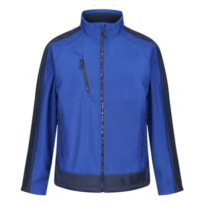 Afbeelding van Regatta TRA618 56E40 Professioneel Contrast Waterafstotend 3 Laags Membraan Softshell Jas, NewRoyal/Nvy, XS