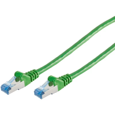 Afbeelding van Shiverpeaks S/CONN maximale connectiviteit Netwerkkabel patchkabel, cat 6A, S/FTP, PIMF, groen, 15,0m (S/FTP, CAT6a, 15 m),