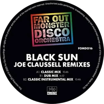 Afbeelding van Far Out Monster Disco Orchestra Black Sun (Joaquin Joe Claussell Sacred Rhythm Remixes) (LP)