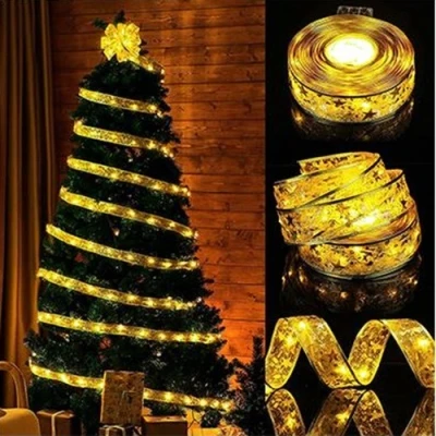 Afbeelding van LED decoratie lint 10 meter 100 LEDs Op batterijen