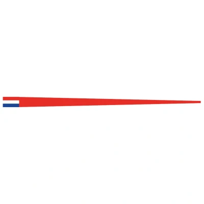 Afbeelding van Silerswaar Vleugel Rood 100 Cm