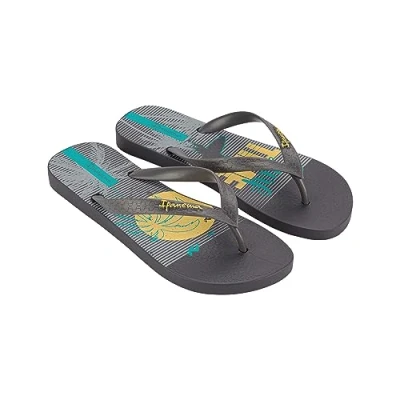 Afbeelding van Ipanema Summer IV AD Teenslippers voor heren, grijs/geel/blauw, 37 EU, Grijs Geel Blauw, EU
