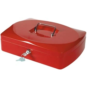 Afbeelding van Q CONNECT geldkoffer, 325 x 235 85 mm, rood geldkoffer
