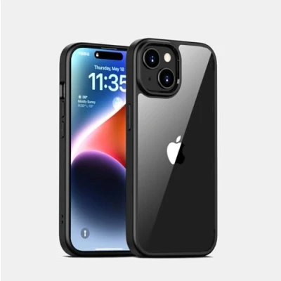 Afbeelding van JT Berlin Pankow Hybrid Backcover Apple iPhone 15 Plus Zwart, Transparant
