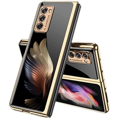 Afbeelding van Case voor Samsung Galaxy Z Fold 2 5G, telefoon geval, Vacuüm plating mobiele cover