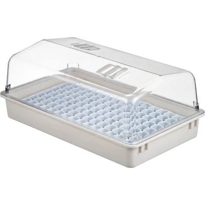 Afbeelding van Kweekbak met deksel 55 x 31 cm (144 vakjes, Ventilatie)
