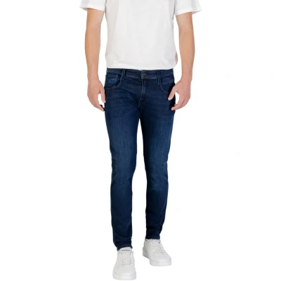 Afbeelding van Replay herenjeans met powerstretch, blauw (donkerblauw 007), 32W / 28L