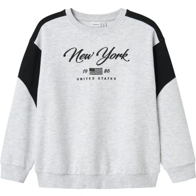 Afbeelding van Name It kids jongens trui KERA Grey Regular Fit