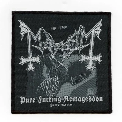 Afbeelding van Mayhem Pure Fucking Armageddon patch