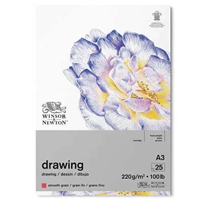 Afbeelding van Winsor &amp; Newton Tekenblok Fijne Korrel A3