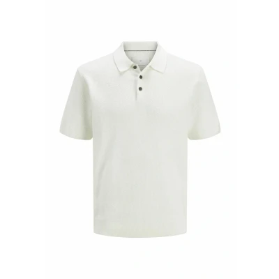 Afbeelding van Jack &amp; Jones PLUS SIZE Poloshirt, Heren, Maat: 5XL, Cloud dancer