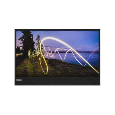 Afbeelding van Lenovo ThinkVision M15 LED monitor Energielabel C (A G) 39.6 cm (15.6 inch) 1920 x 1080 Pixel 16:9 14 ms USB IPS