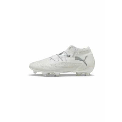 Afbeelding van Puma Future 8 Ultimate Voetbalschoenen met kunststof noppen, Heren, Maat: 37.5, White matte silver Textiel/ synthetisch
