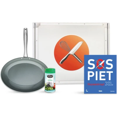 Afbeelding van Piet Box Vispan 34 x 23 cm Grijs PFAS vrij