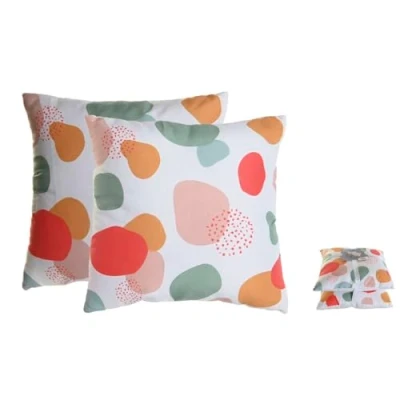 Afbeelding van Kussenset Home ESPRIT Tropisch 45 x 8 cm (2 Stuks)