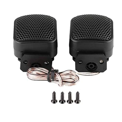 Afbeelding van 2 stks Auto Kleine Vierkante Luidspreker Stofdicht Compacte Audio Luide Muziek Tweeter voor 500 W Zwart