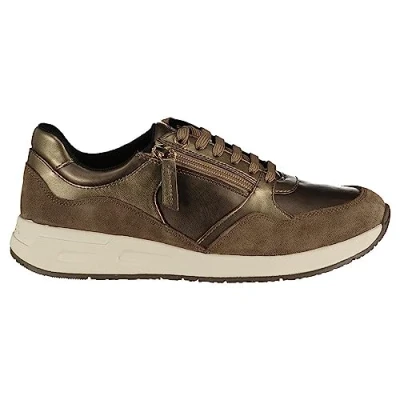 Afbeelding van Geox Dames D Bulmya B Sneakers, Dk Taupe, 37 EU