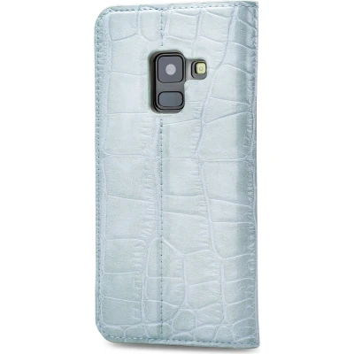 Afbeelding van Mobilize Premium Gelly Book Case Samsung Galaxy A8 2018 Alligator Mystic Blue