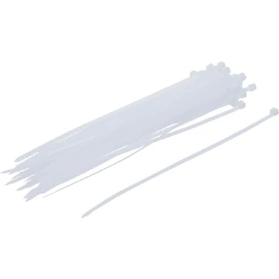 Afbeelding van BGS Kabelbinder assortiment wit 4,8 x 250 mm 50 delig