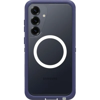 Afbeelding van OtterBox Defender XT Clear mit Magnets (Samsung Galaxy S25+), Smartphonehoes, Transparant, Paars